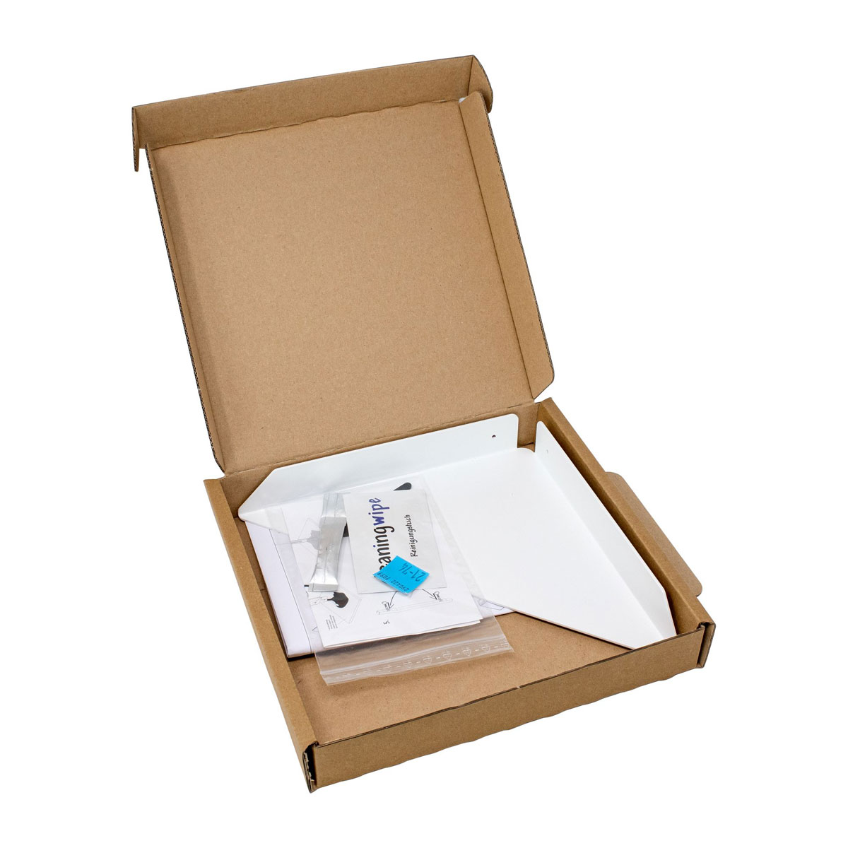 Schulte  Duschablage zum Kleben über Eck Mattweiß Bild 6