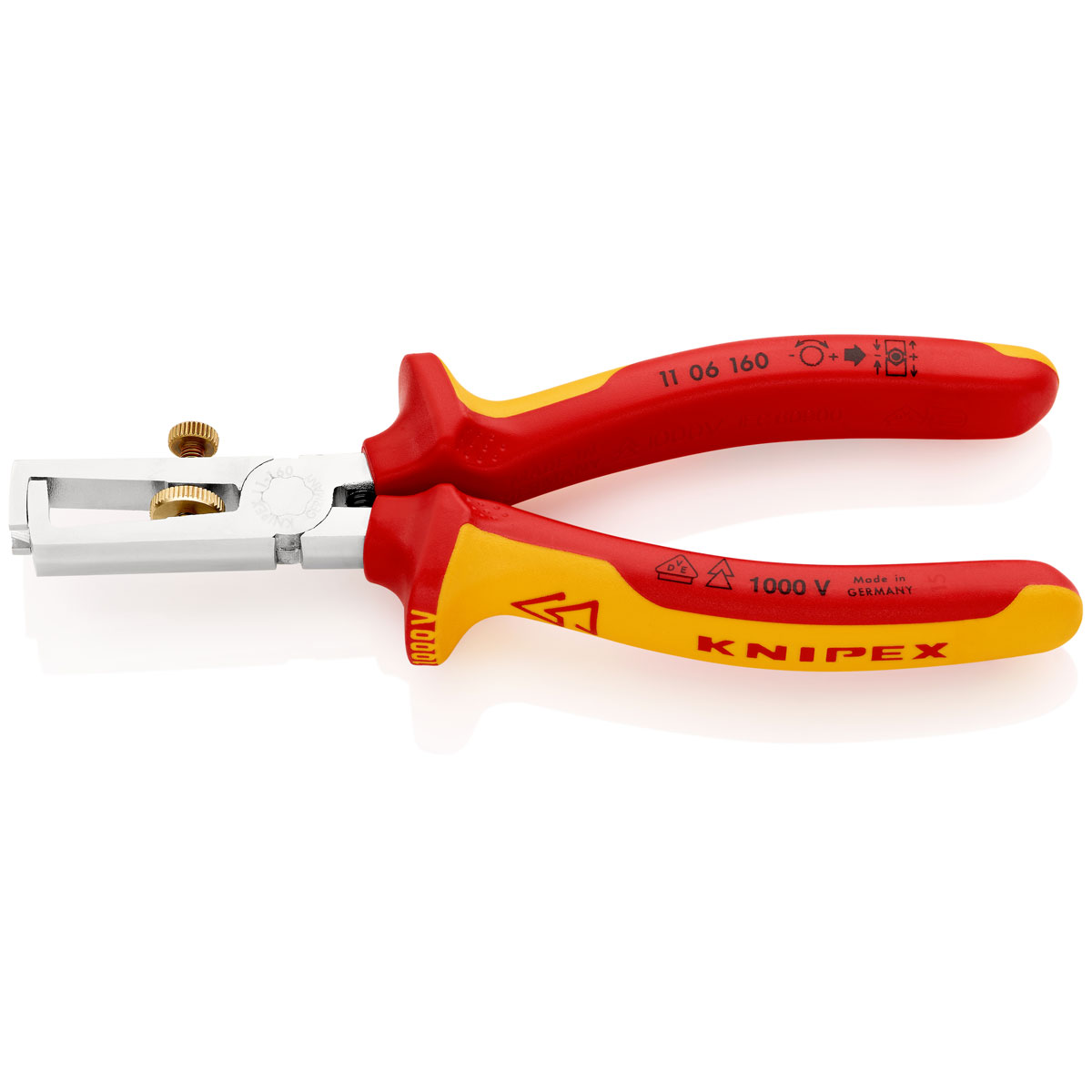Knipex Abisolierzange VDE 16 cm