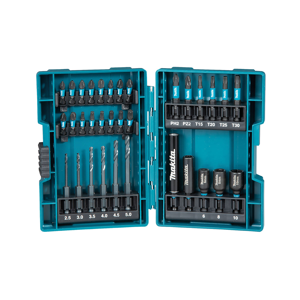 Makita Bit-Set Impact Black mit Bohrern 33-teilig Makita Bit-Set Impact Black mit Bohrern 33-teilig
