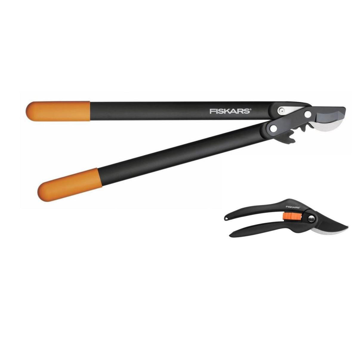 Fiskars Astschere SmartFit L74 inkl Gartenschere Singe Step 723068