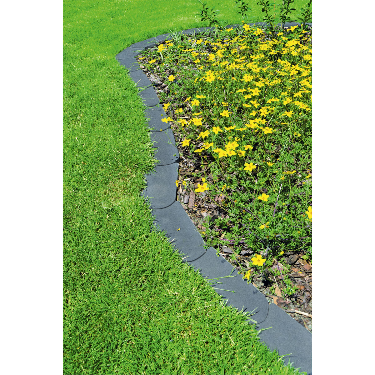 Lusit  Rasenkante Rasenfix anthrazit 22 x 12 x 4,5 cm Bild 2