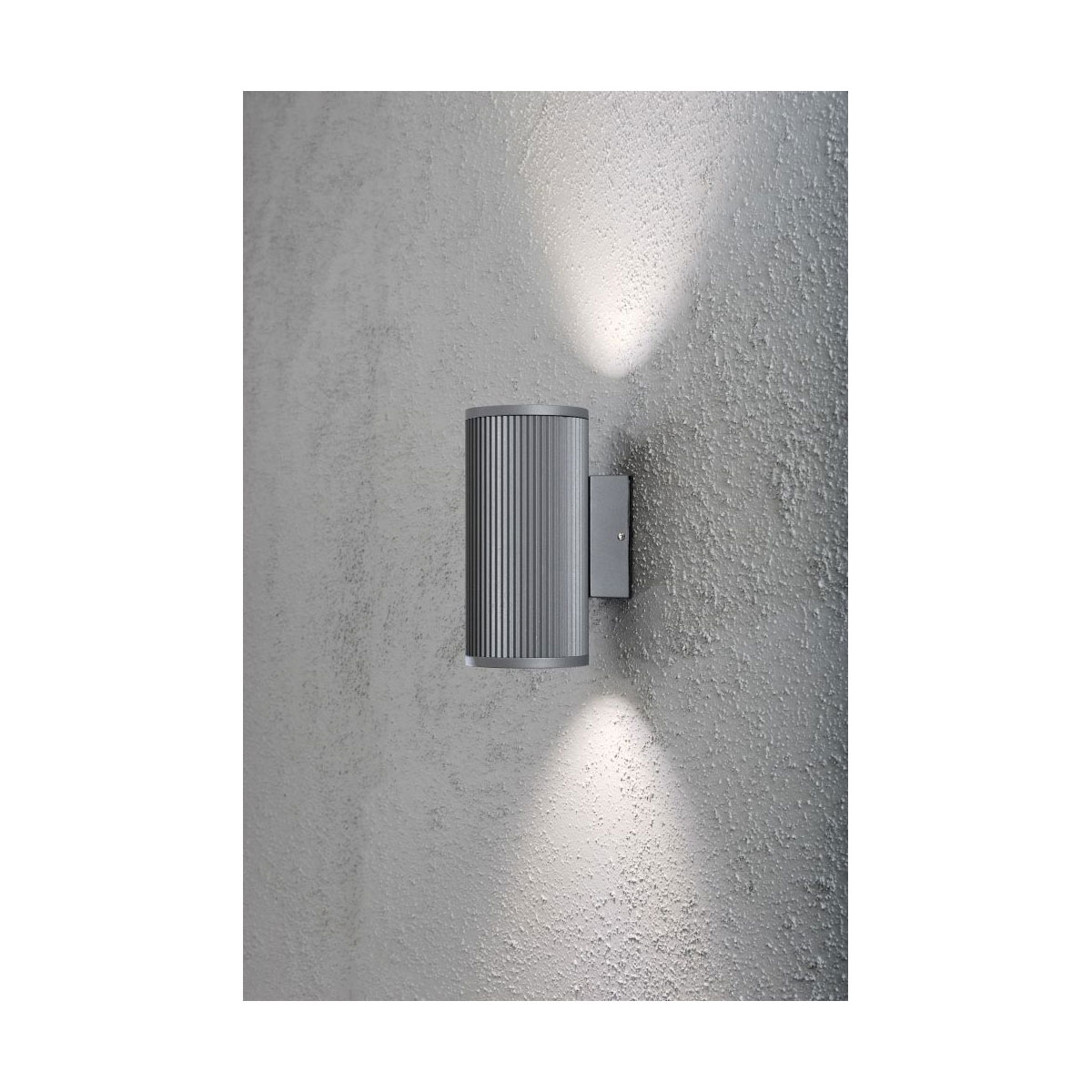 Konstsmide LED-Außenwandleuchte Siena grau Bild 2