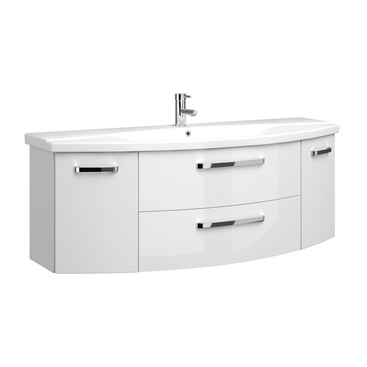Pelipal Waschtischunterschrank Asti weiß hochglanz Fokus 4010