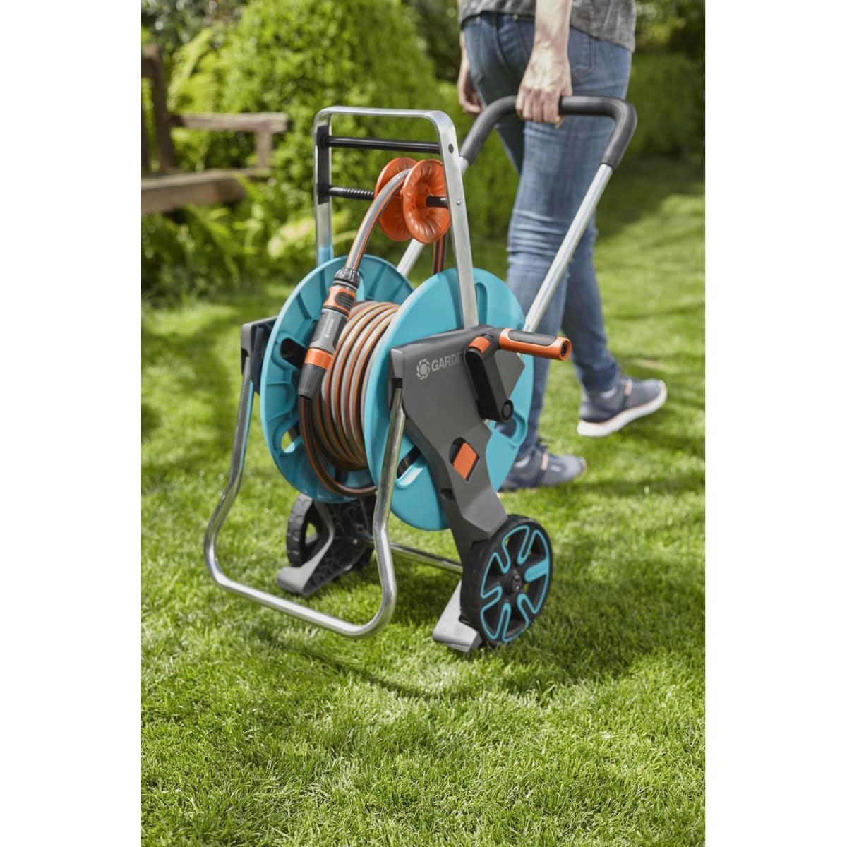 Gardena  Schlauchwagen-Set AquaRoll M Easy mit Schlauch Bild 4