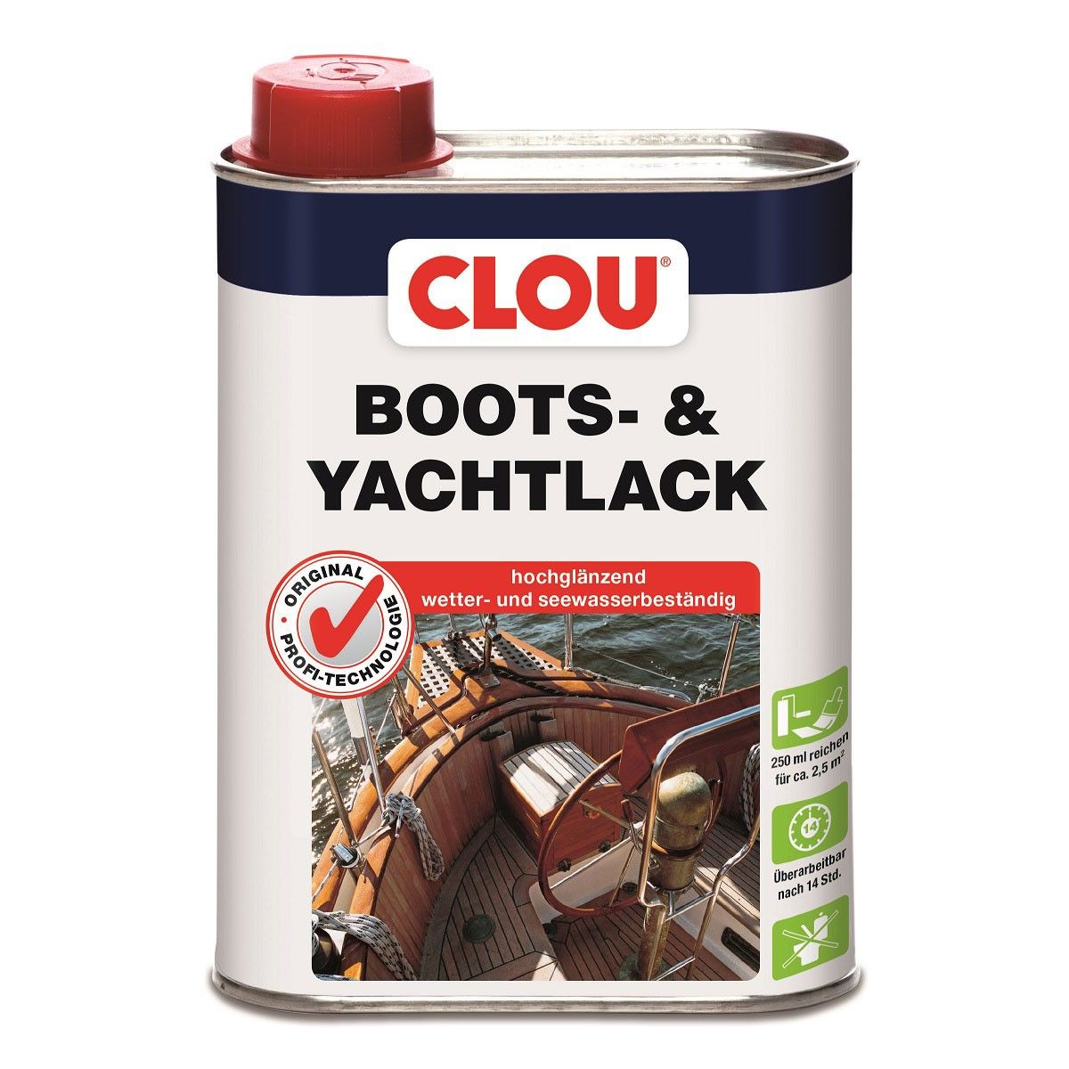 Clou Boots- und Yachtlack 250 ml
