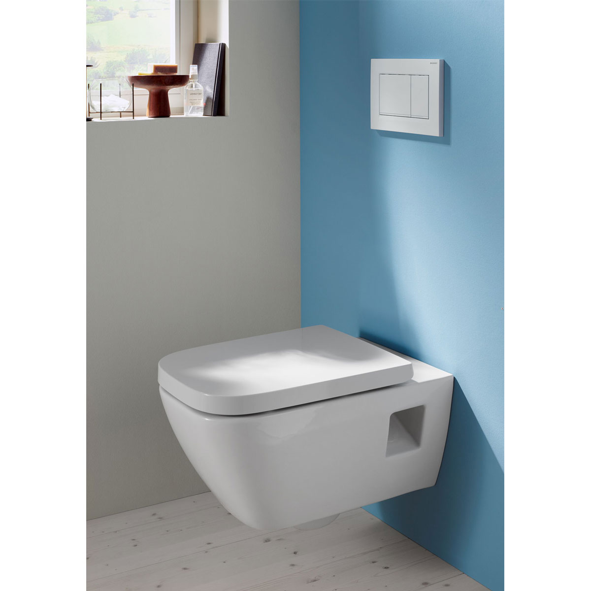 Geberit Betätigungsplatte Sigma 30 glanzchrom/weiß Bild 2