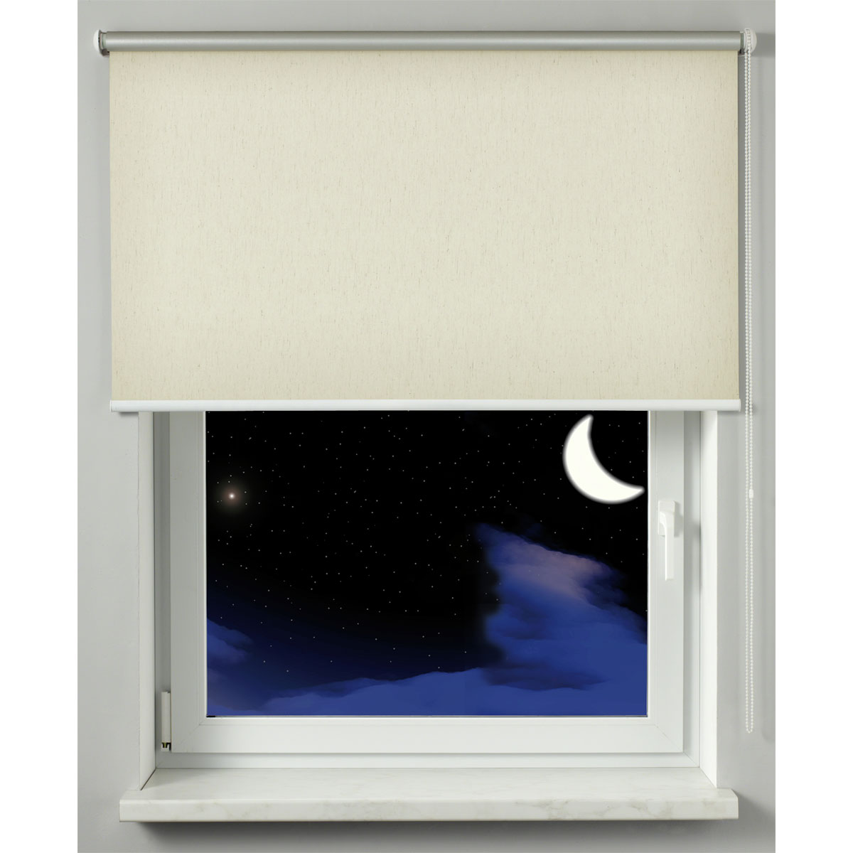 Gardinia Seitenzugrollo Thermo 122 x 180 cm Struktur natur Bild 5