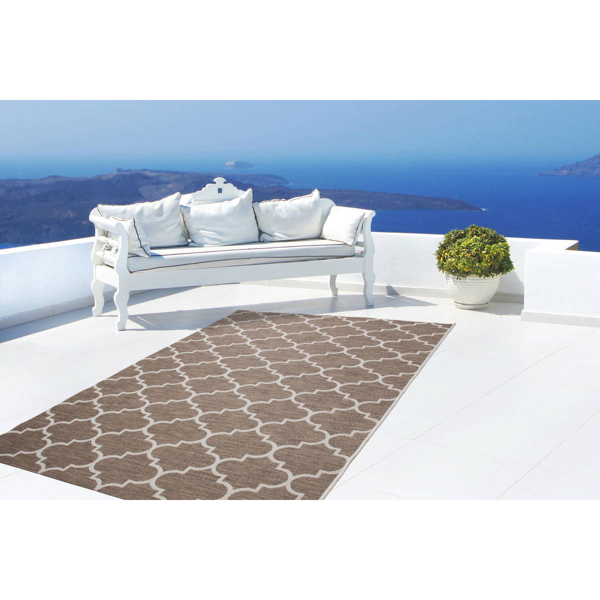 In- und Outdoor-Teppich „Indonesia - Batu“, beige Bild 2