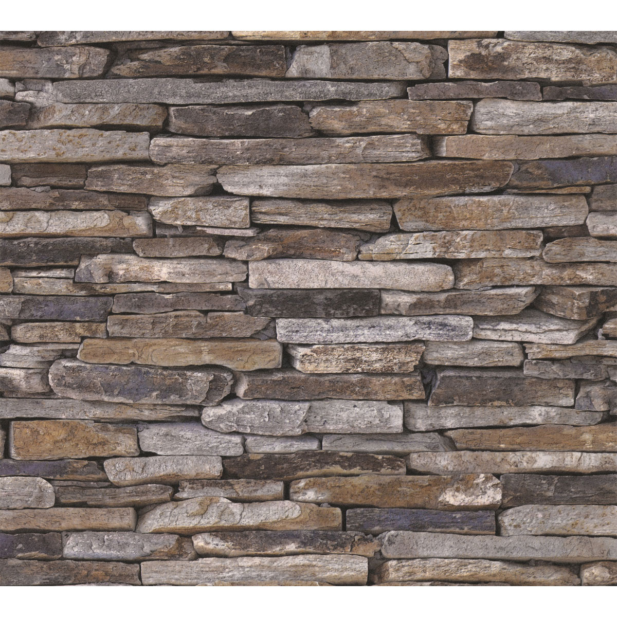 AS Creation Vliestapete Elements Steinoptik Naturstein 3D braun 10,05m x 0,53m