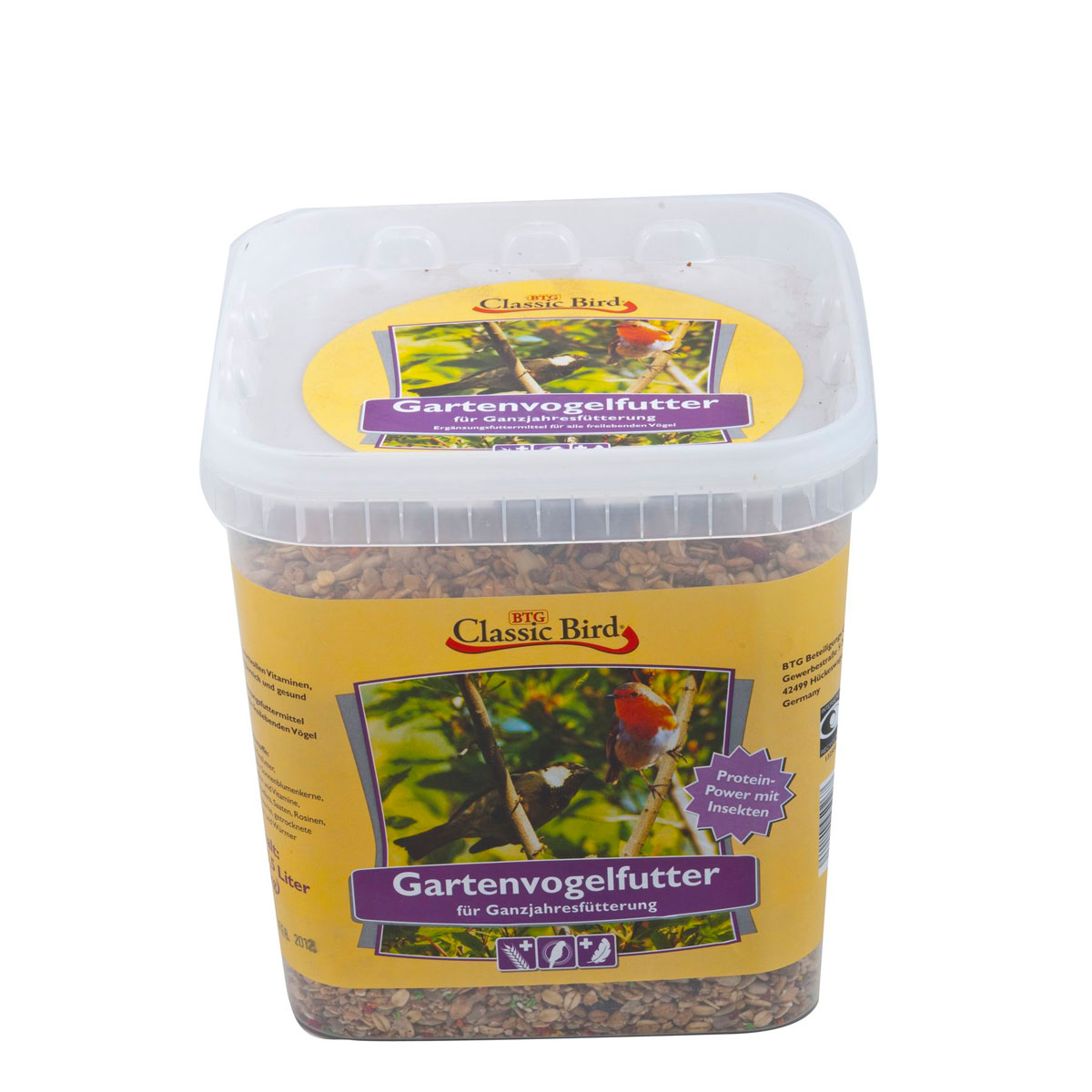 Classic Bird Gartenvogelfutter Eimer 3kg