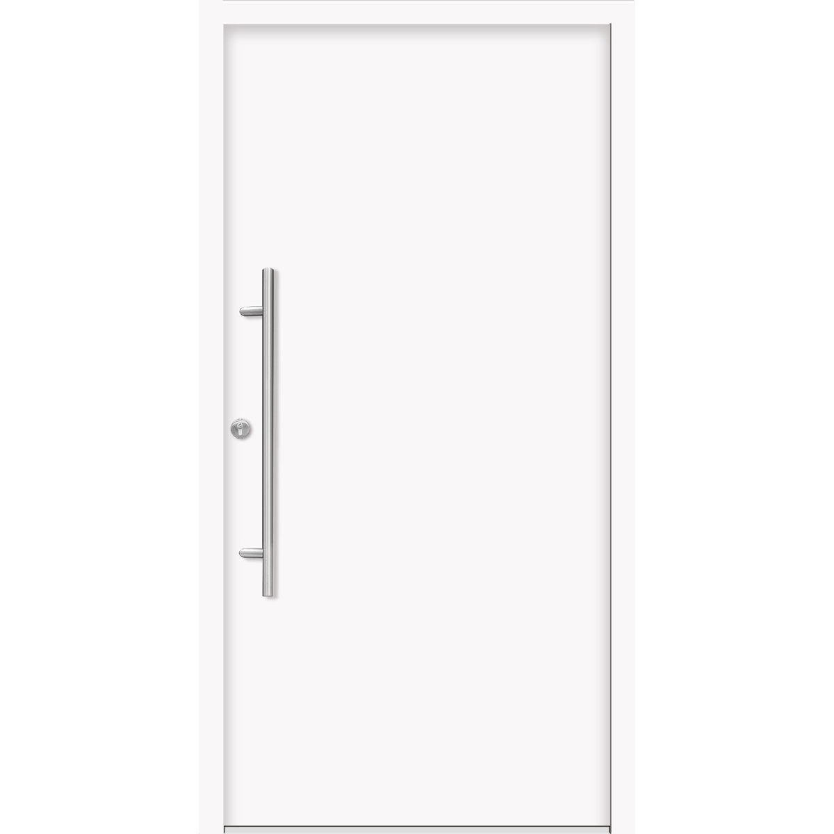 SplenDoor Premium-Haustür Passivedoor Ribe energiesparend weiss 110 x 210 cm links