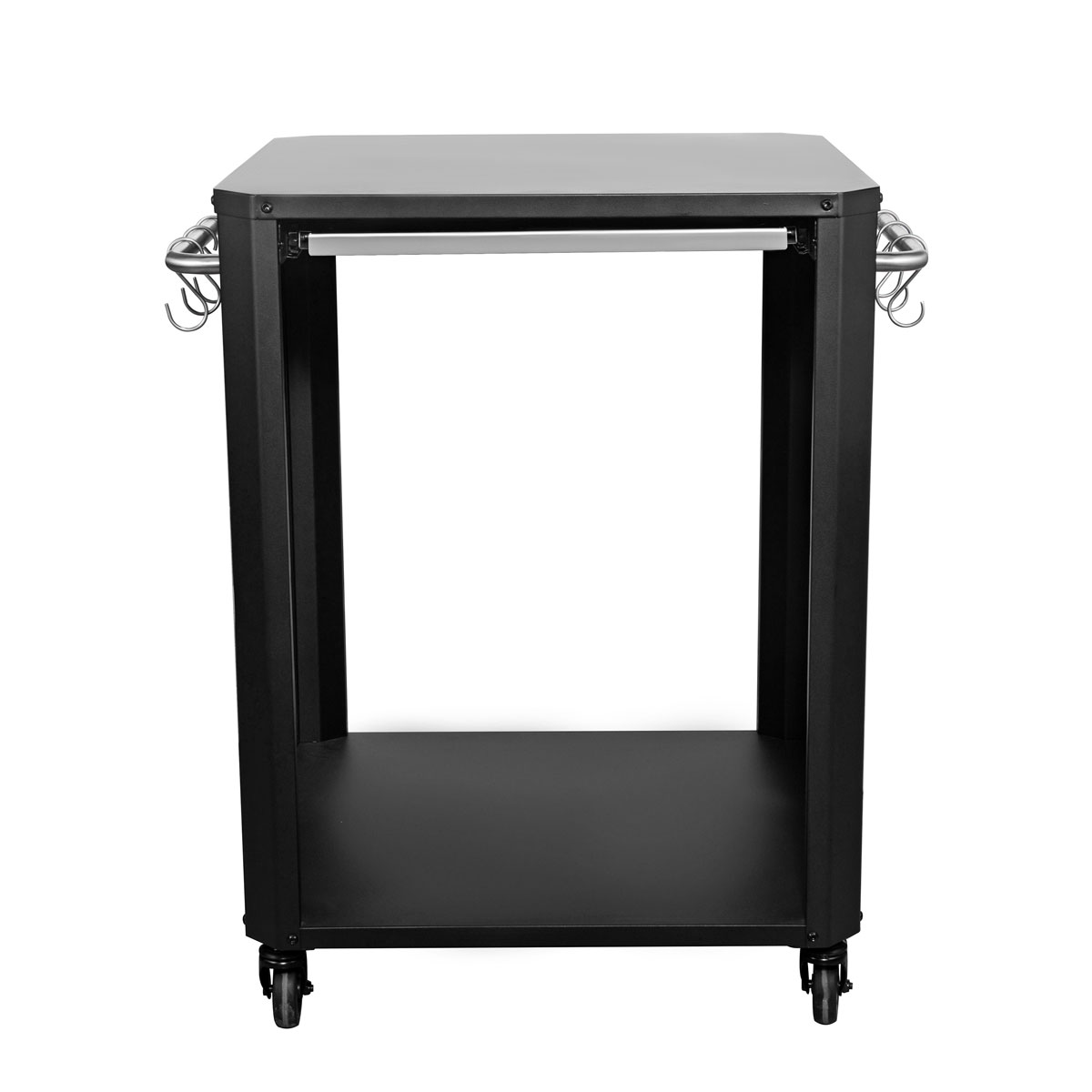 COZZE OutdoorTisch 60 x 60 x 83,5 cm Ausziehtisch in Edelstahl und 4 Räder Bild 5