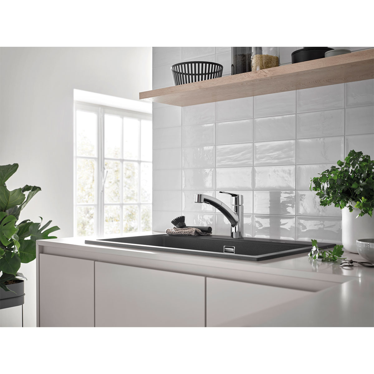 Grohe Spültischarmatur mit Dual-Spülbrause schwenkbar Bild 3