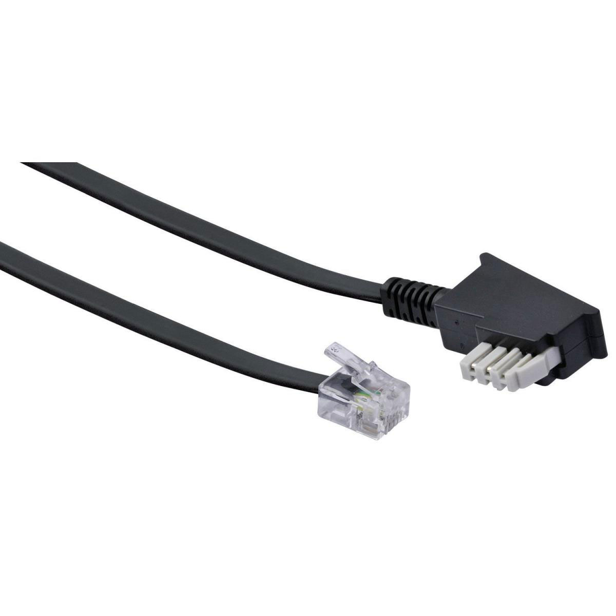 Schwaiger Telefonkabel 6 m schwarz Bild 2