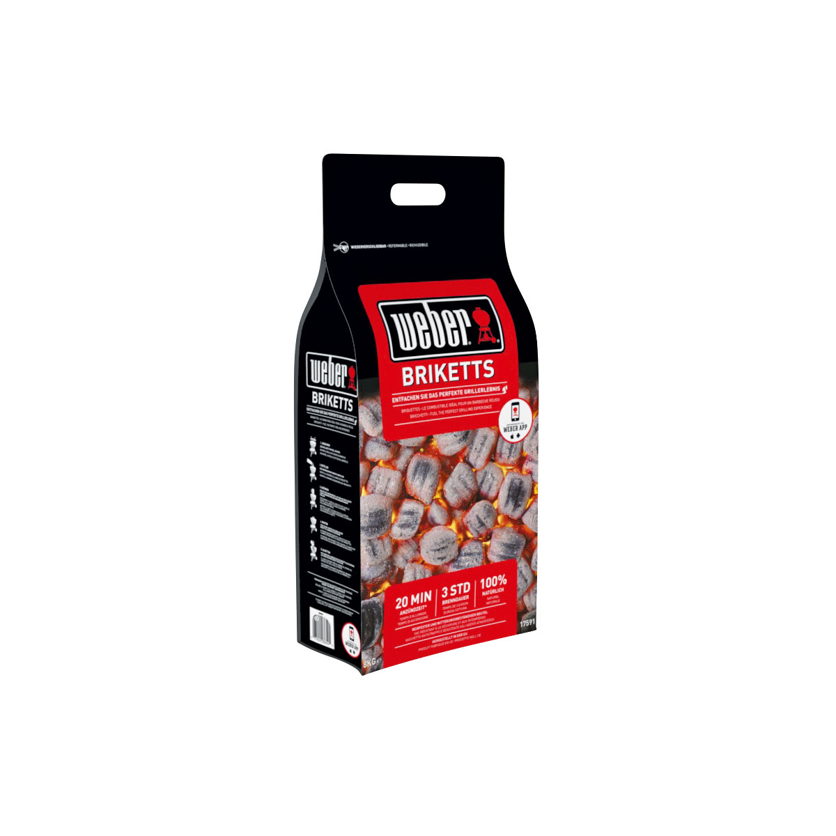 Weber Grill-Briketts 8 kg Bild 1