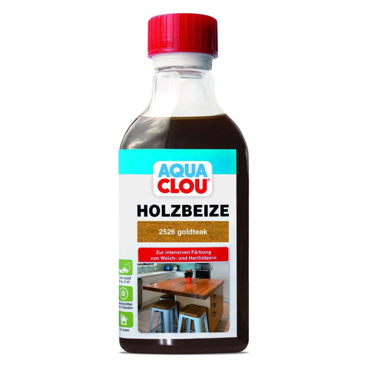 Clou B11 Aqua Holzbeize Goldteak 250 ml