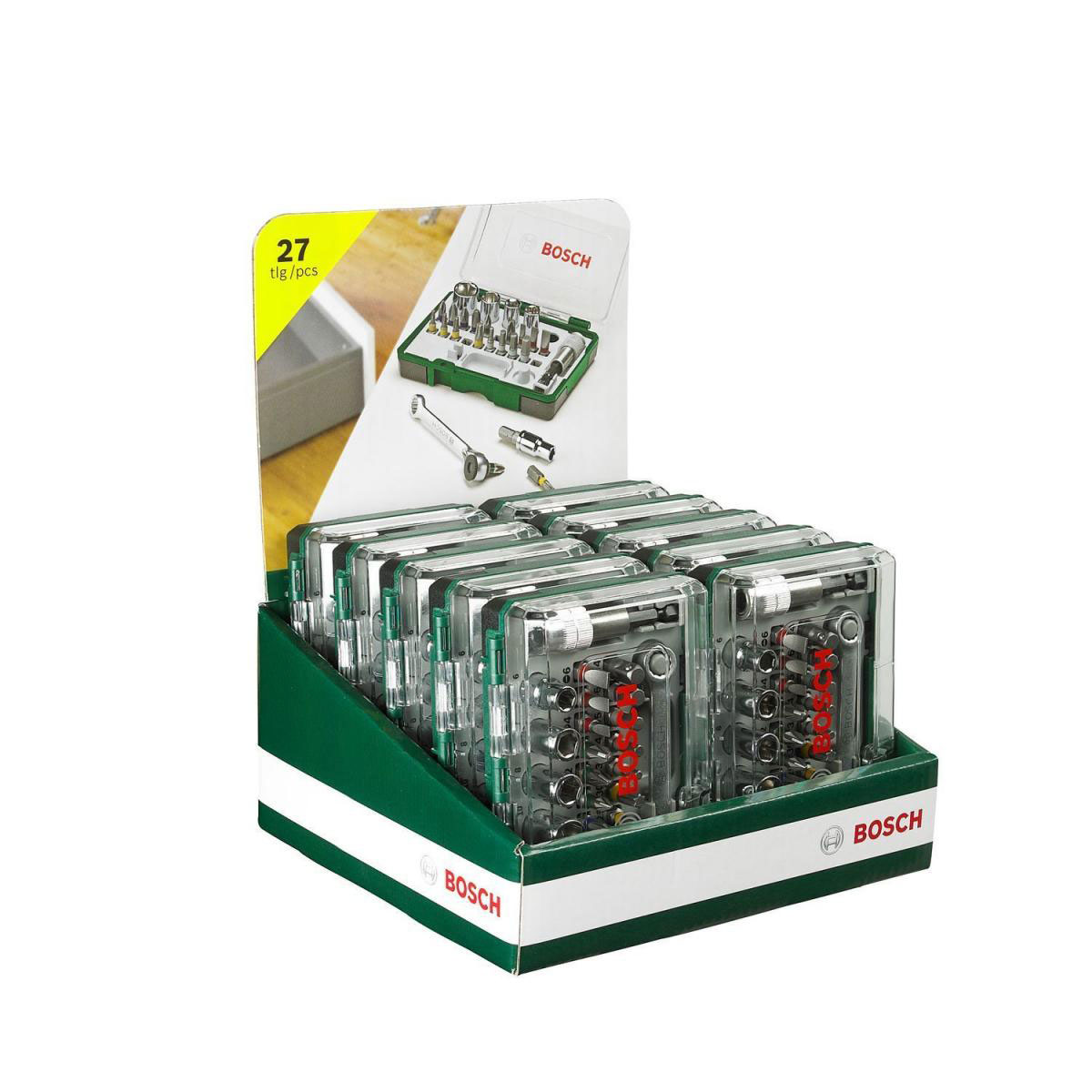 Bosch  Steckschlüssel-Set Promoline mini mit Ratsche 27-teilig Bild 2