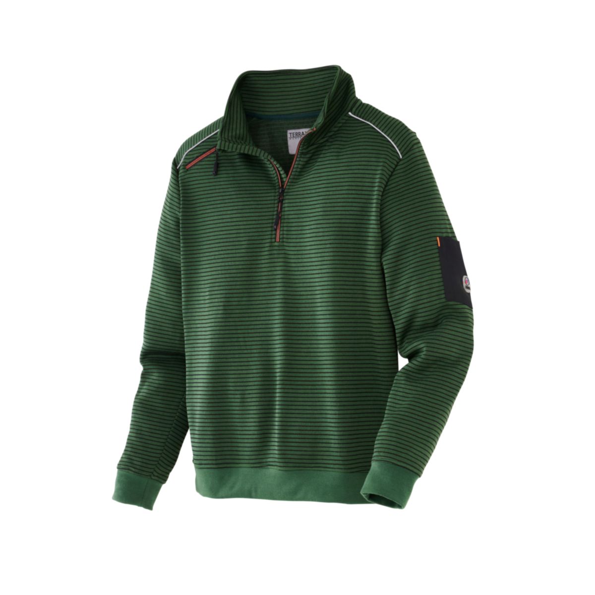 Terrax Workwear Herren Stricktroyer Grün Gr. L