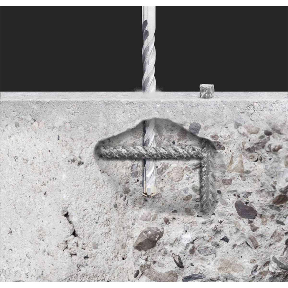 kwb  Hammerbohrer Cross Tip Spitze 4 schneidig Durchmesser 10 mm 260 mm Bild 3