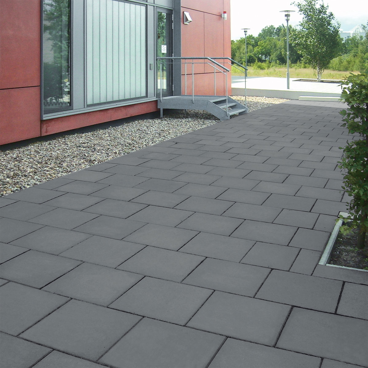 Diephaus  Betonplatte anthrazit 30 x 30 x 3 cm Bild 2