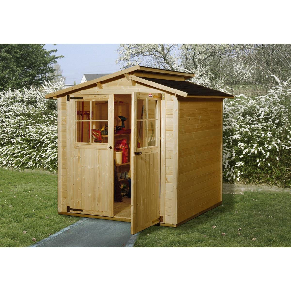 Weka Gartenhaus 323 Größe 2 280 x 217 x 221 cm