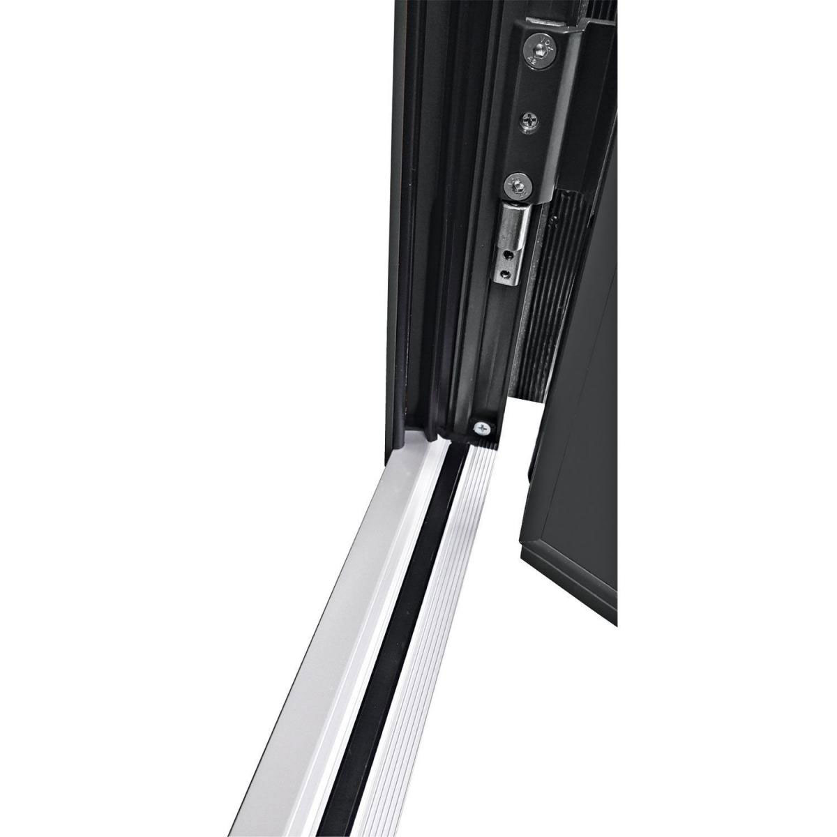 Aluminium Sicherheits-Haustür Palermo Superior 60 mm grau 110 x 210 cm Anschlag rechts inkl Griffset Bild 5