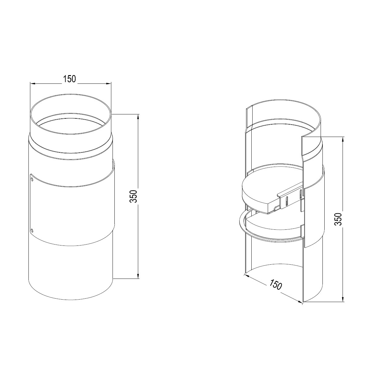 ACCENTE Kaminfilter Sauberling, Farbe: Grau Bild 4