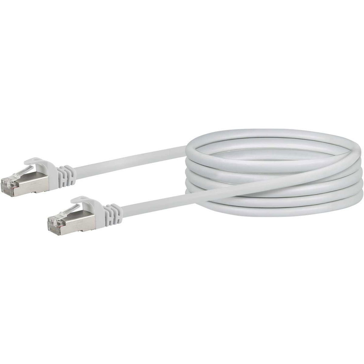 Schwaiger Netzwerkkabel CAT6 250Mhz 1Gbit/s 5m weiß Bild 1