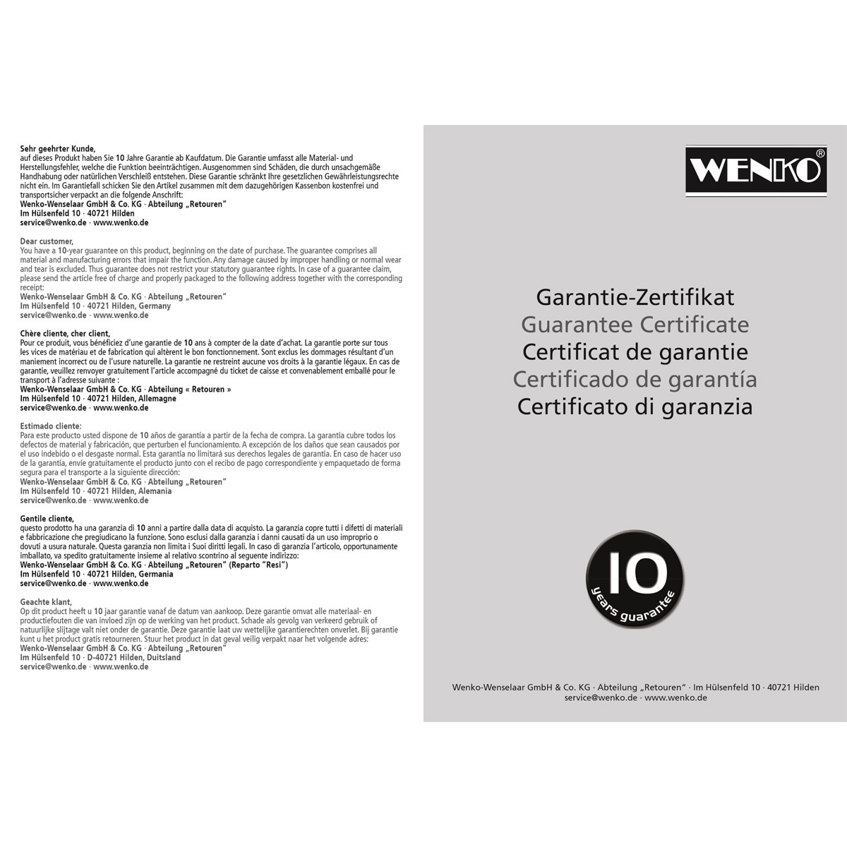 Wenko Power-Loc WC-Garnitur Elegance Bild 4
