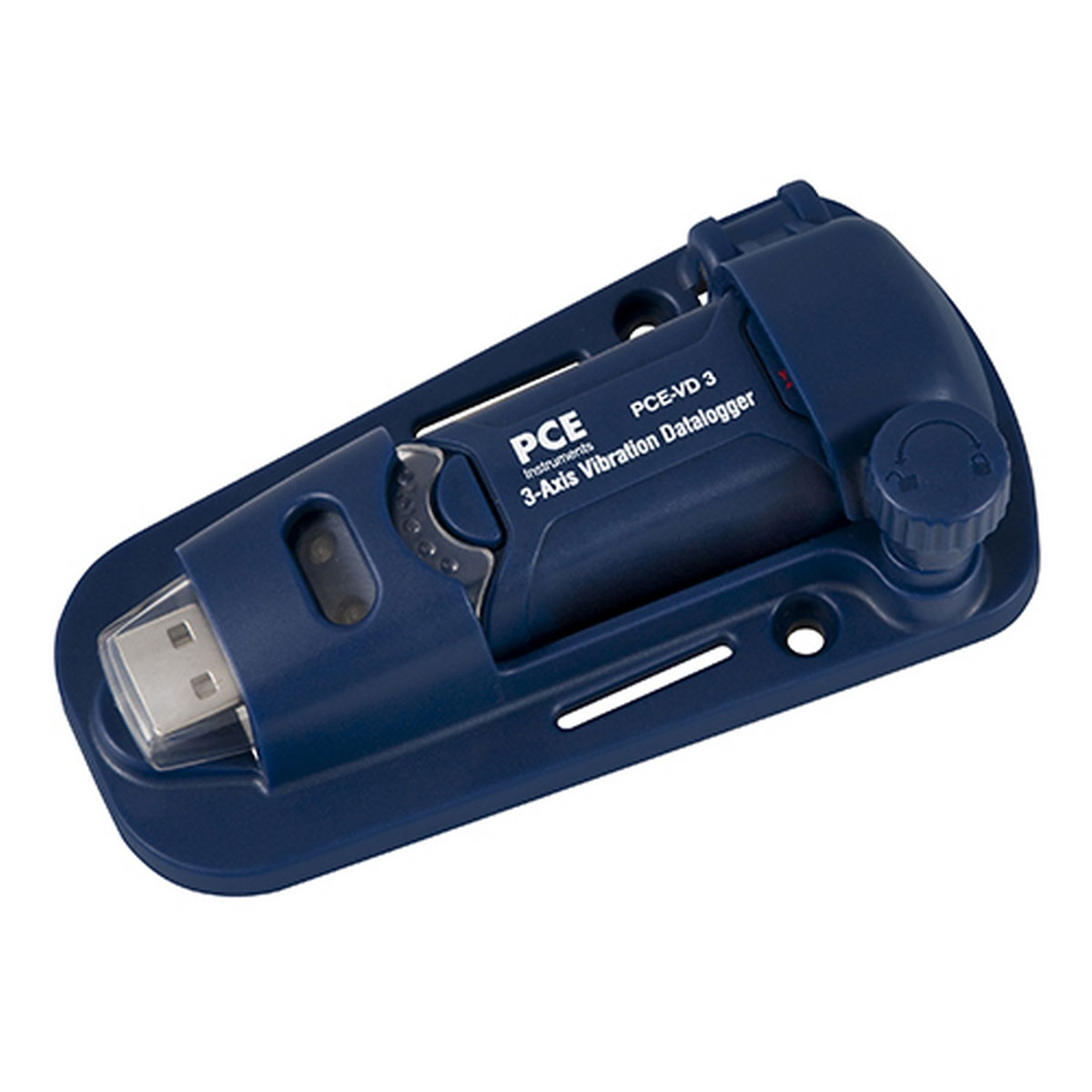 PCE Instruments Datenlogger „PCE-VD 3“, Schwingungsmessgerät mit FFT Frequenzanalyse
