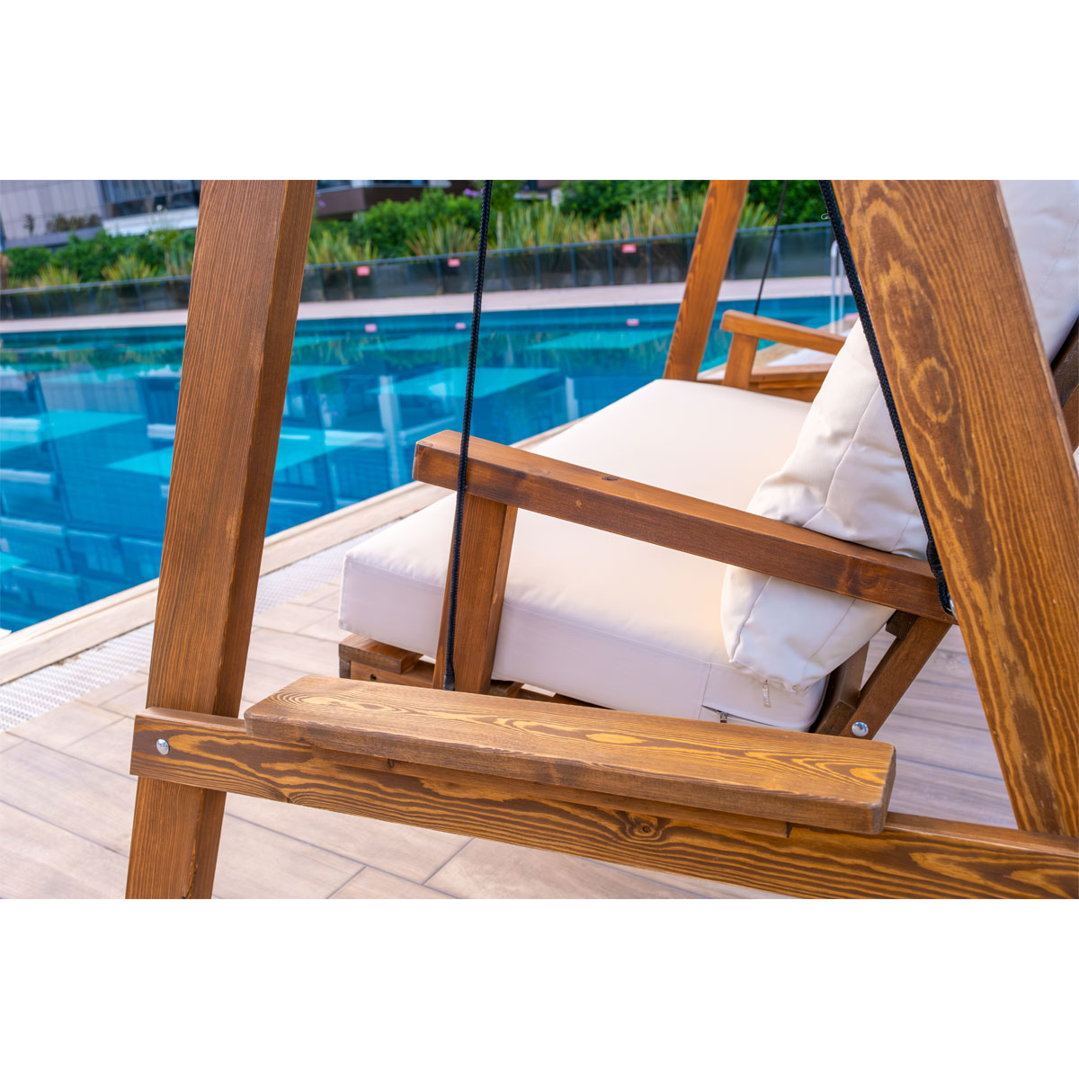 Westmann Hollywoodschaukel Pera 2000 116x203x180cm Beige Bild 5