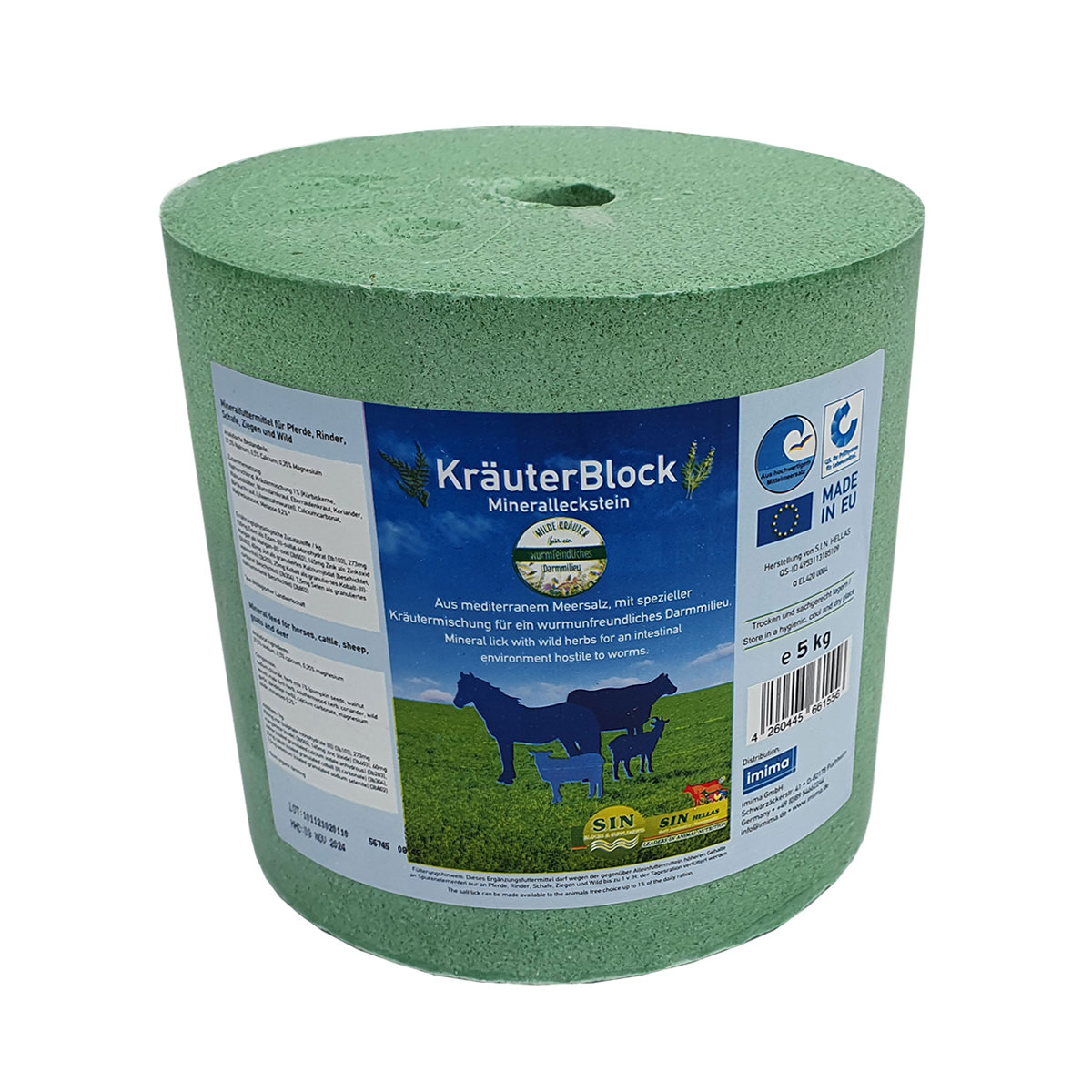 SIN Hellas Kräuterblock 5 kg Mineralleckstein