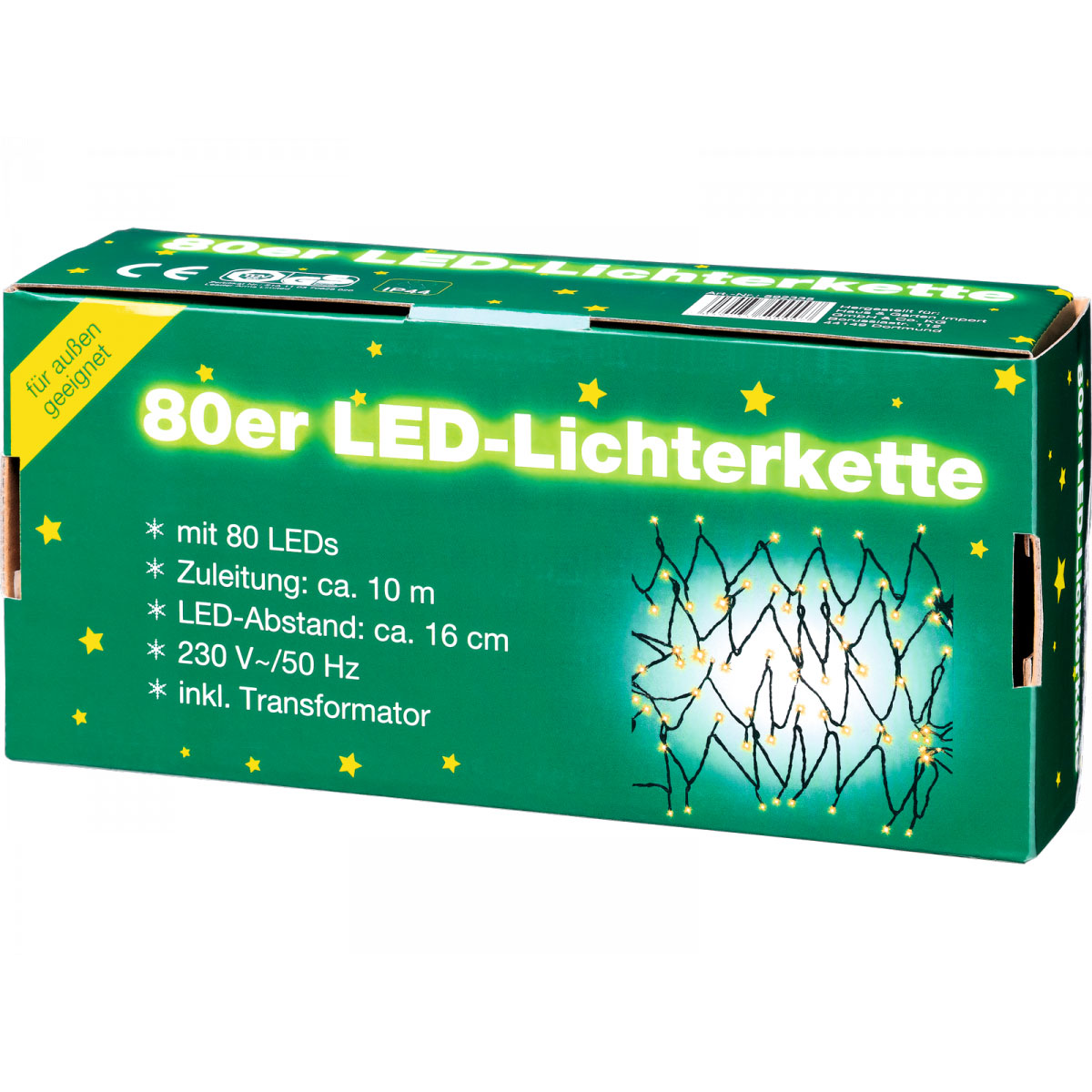 Ambientis LED-Außenlichterkette 80 LEDs
