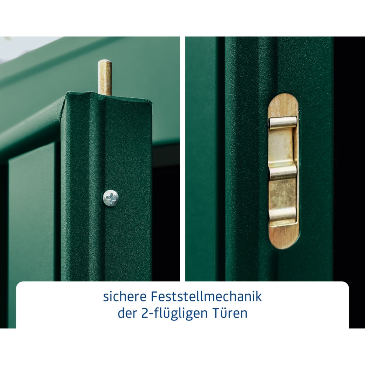 EcoStar  Gerätehaus Trend-PTyp 2RAL6005 2 flg Bild 6