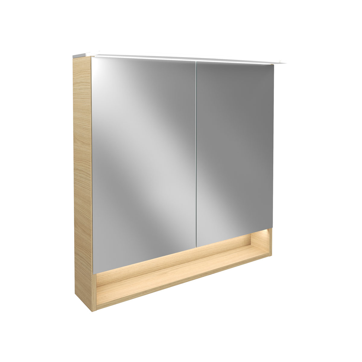 Fackelmann  Spiegelschrank B.Style 800 x 812 x 153 mm Sandeiche LED