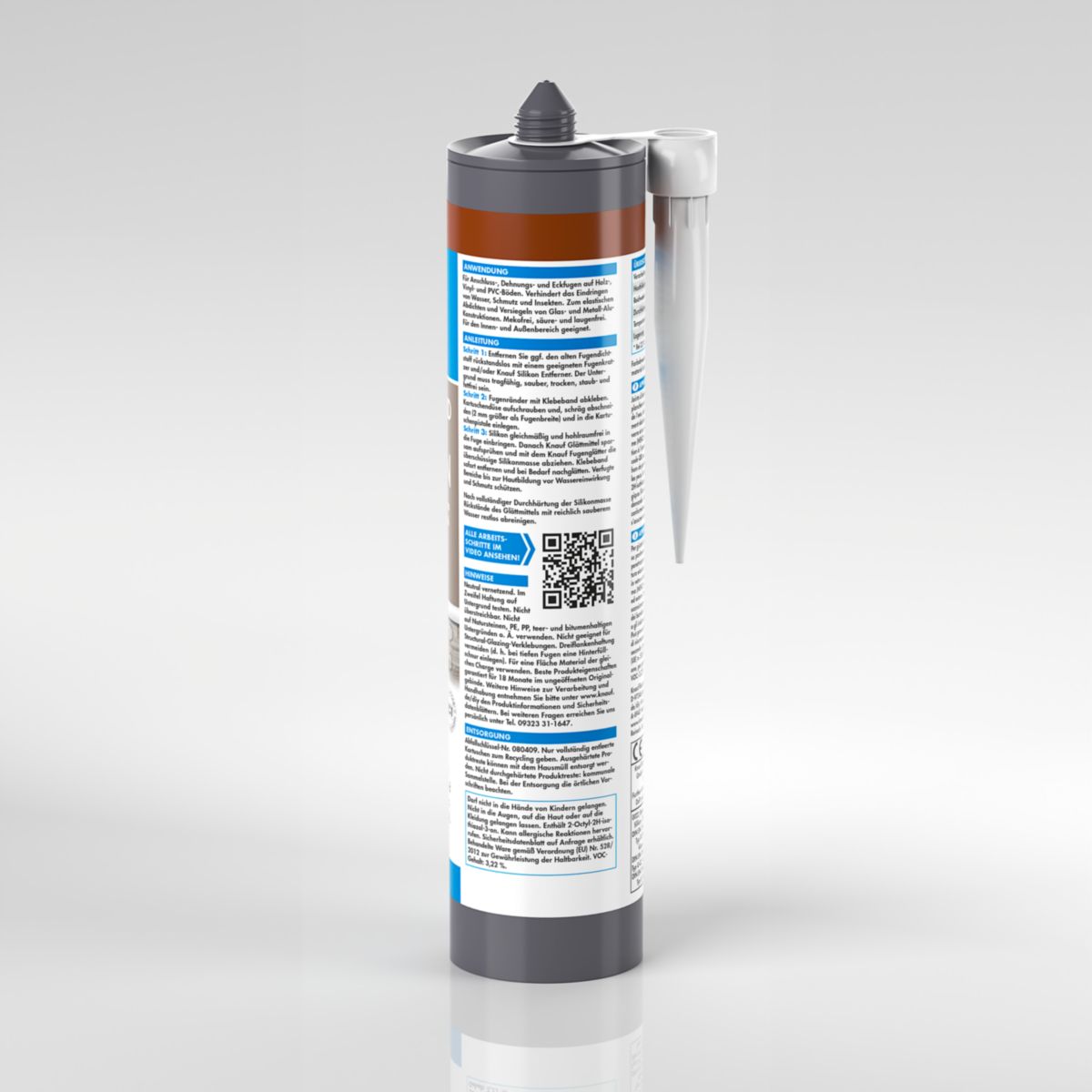 Knauf Boden u. Fenster Silikon eiche dunkel 300 ml