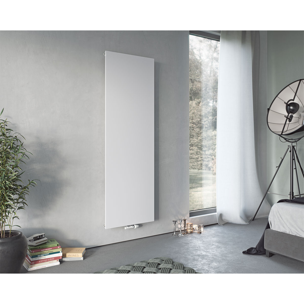 Ximax  Raumheizkörper P1 Plan 1800 x 445 mm 670 Watt Mittenanschluss Weiß