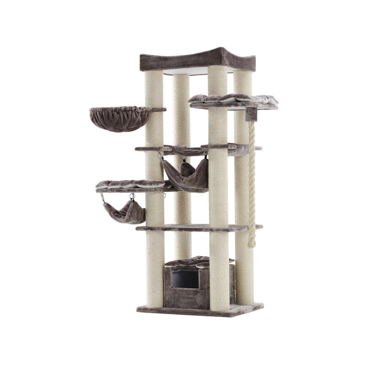 Nobby Kratzbaum Rubi 60 x 80 x 197 cm cappuccino