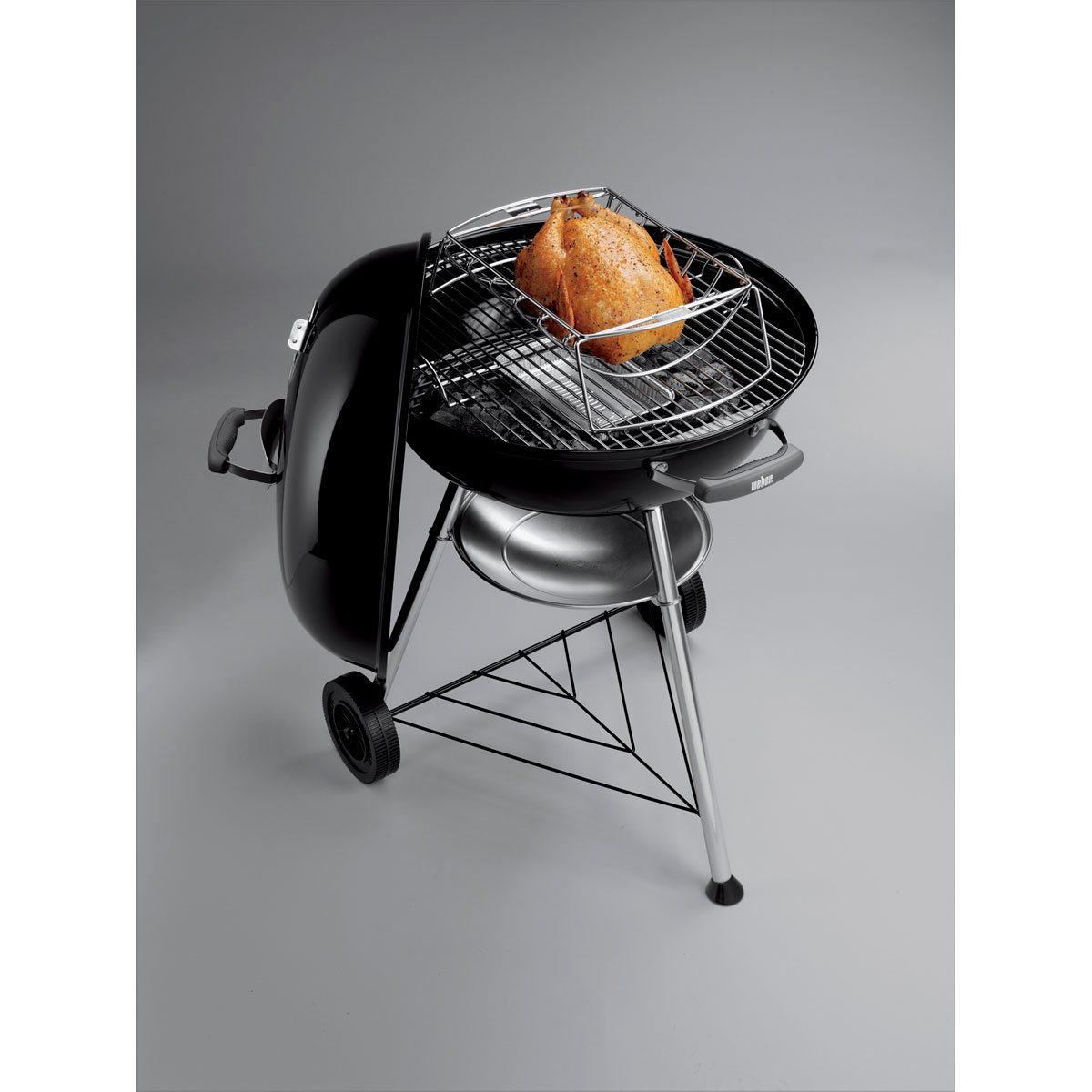 Weber Kugelgrill Compact Kettle 57 cm schwarz