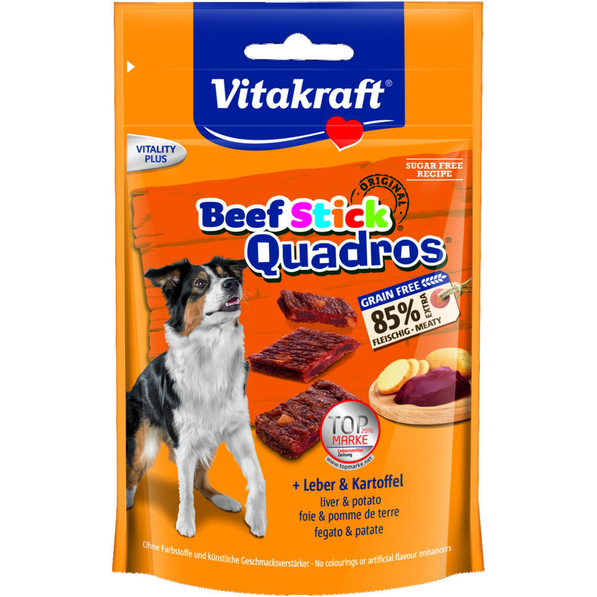Vitakraft Beef Stick Quadros Leber Kartoffel 70 g
