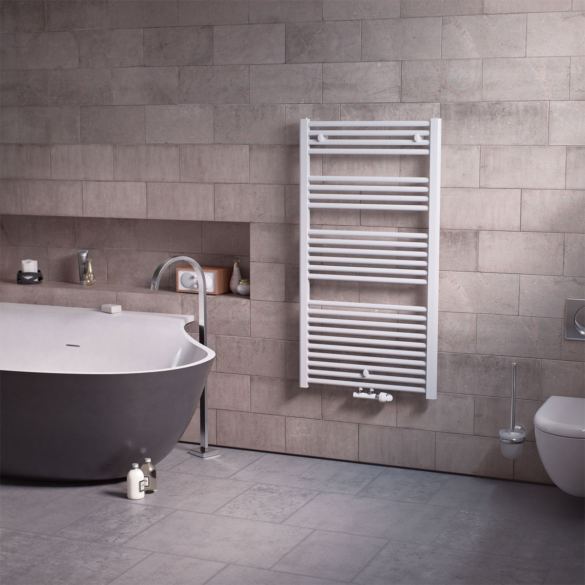 Ximax  Badheizkörper Alpha 1454 x 700 mm 917 Watt Mittenanschluss Weiß