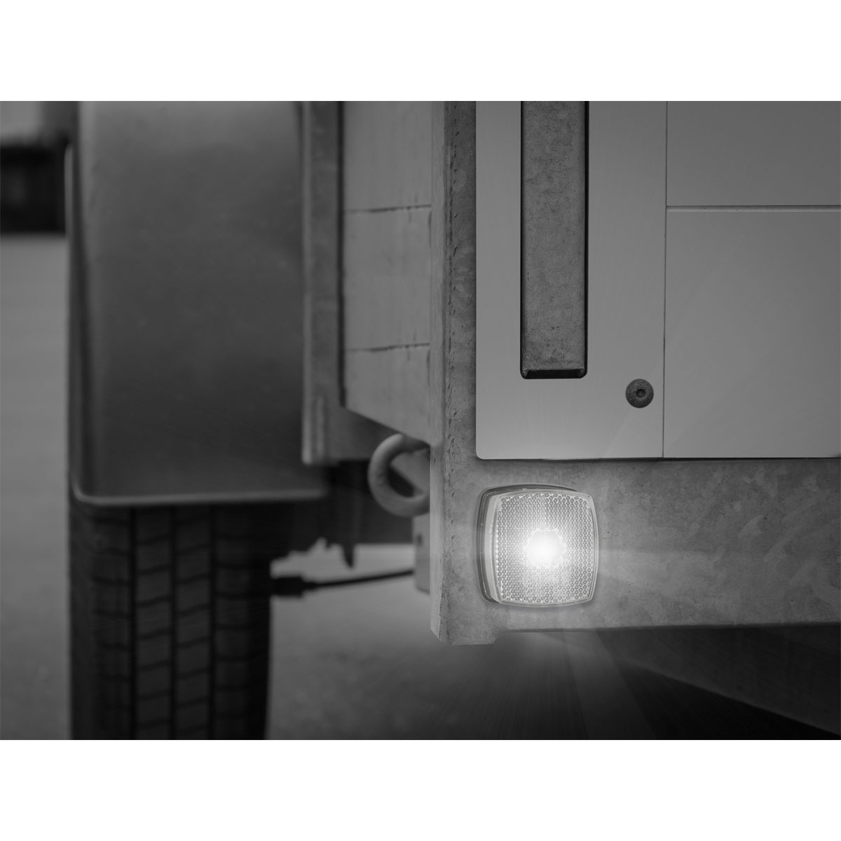 LAS 10118 Positionsleuchte weiß 66 x 62 mm Bild 2