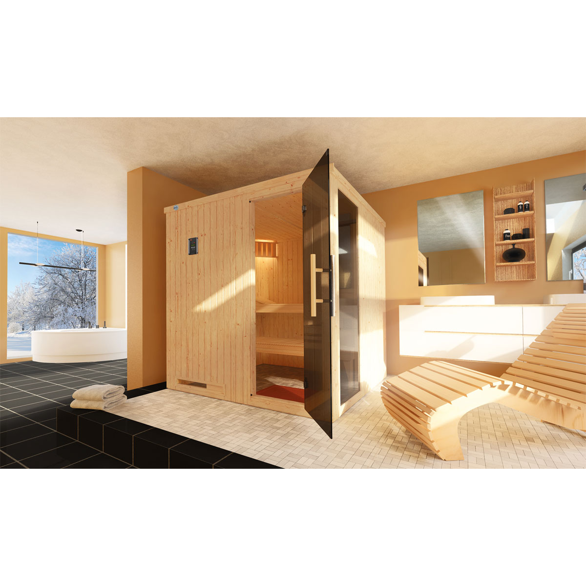 Weka Elementsauna „Halmstad 2“ GTF Bild 2