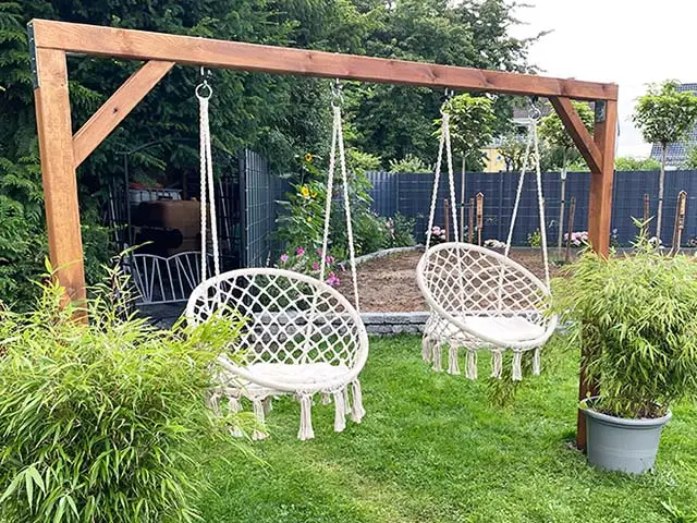 DIY Gartenschaukel DIY Gartenschaukel