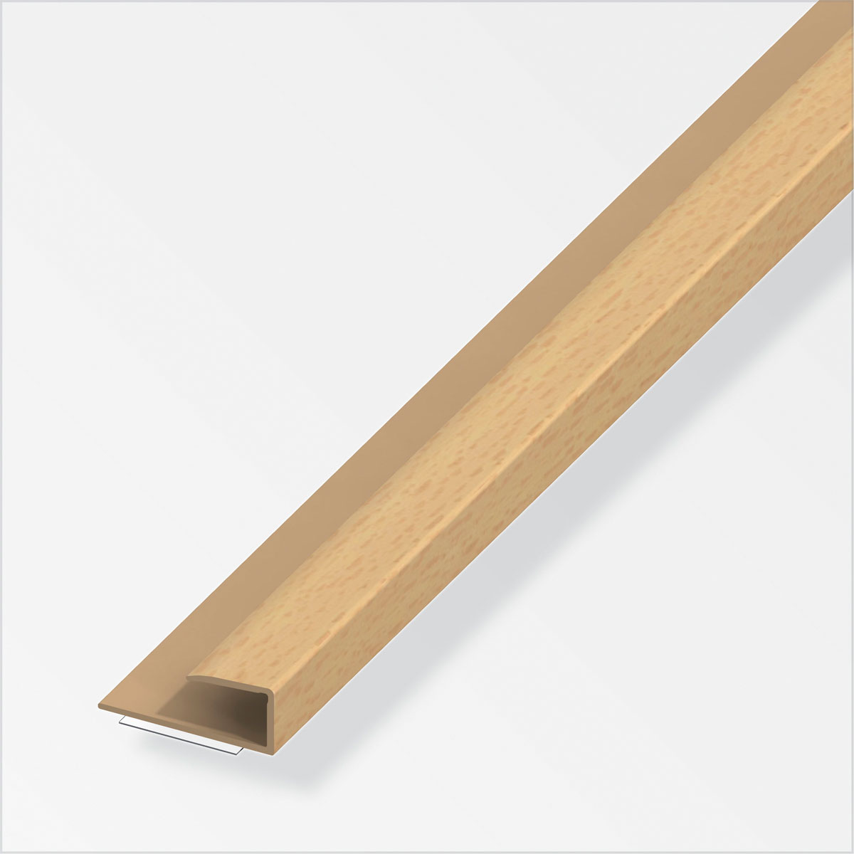 Alfer Einfass Profil 9 mm 1m PVC PVC selbstklebend buche