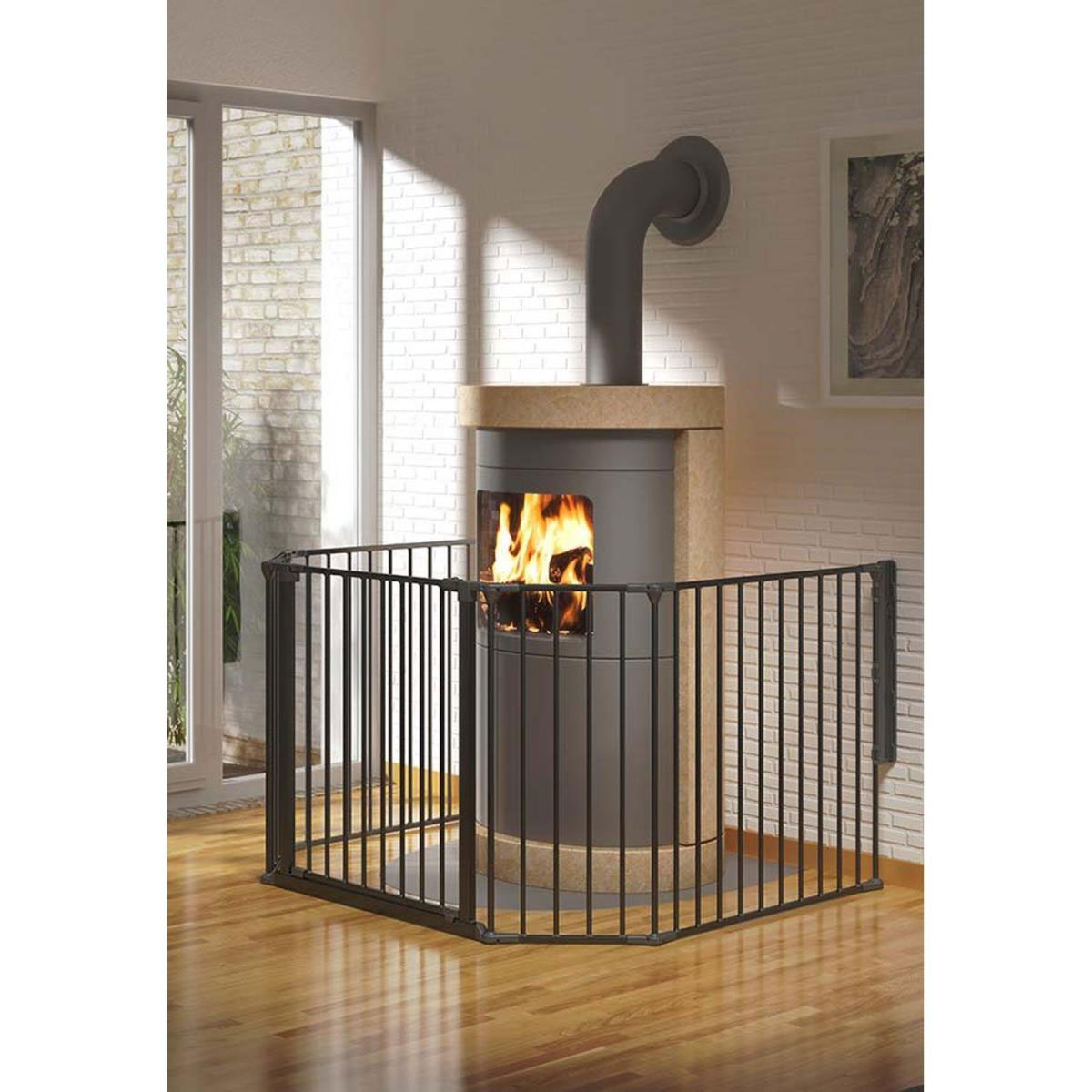 Dolle OfenschutzgitterBen schwarz Breite 278 cm Bild 1