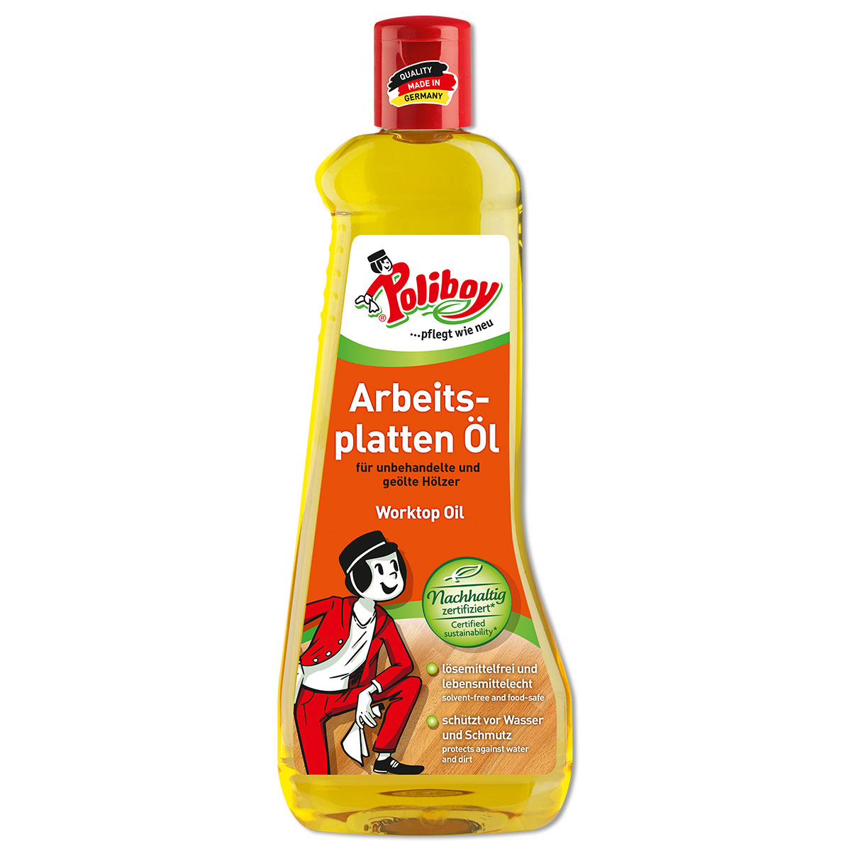 Poliboy Arbeitsplatten-Holzöl 0,5 L
