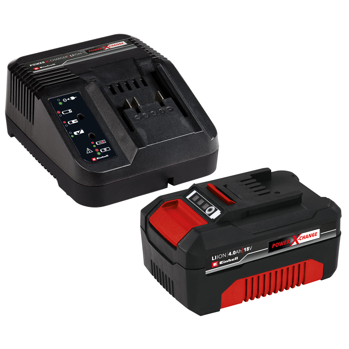 Einhell Akku und Ladegerät Power X-Change Starter-Kit 4 Ah