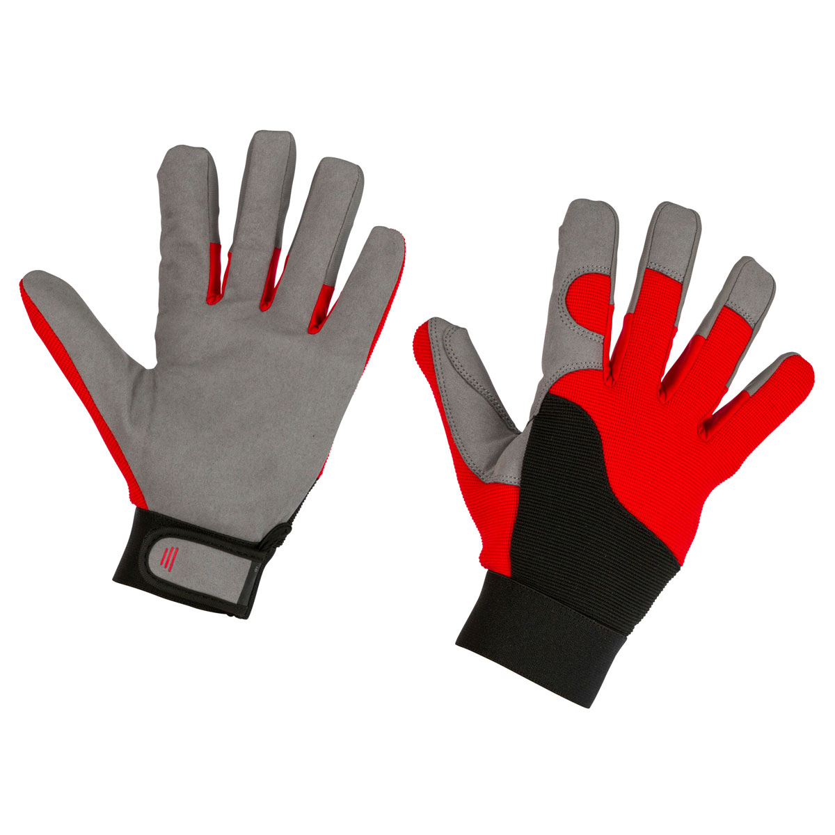 Keron Arbeitshandschuh Zelos Active grau-rot Größe 10/XL