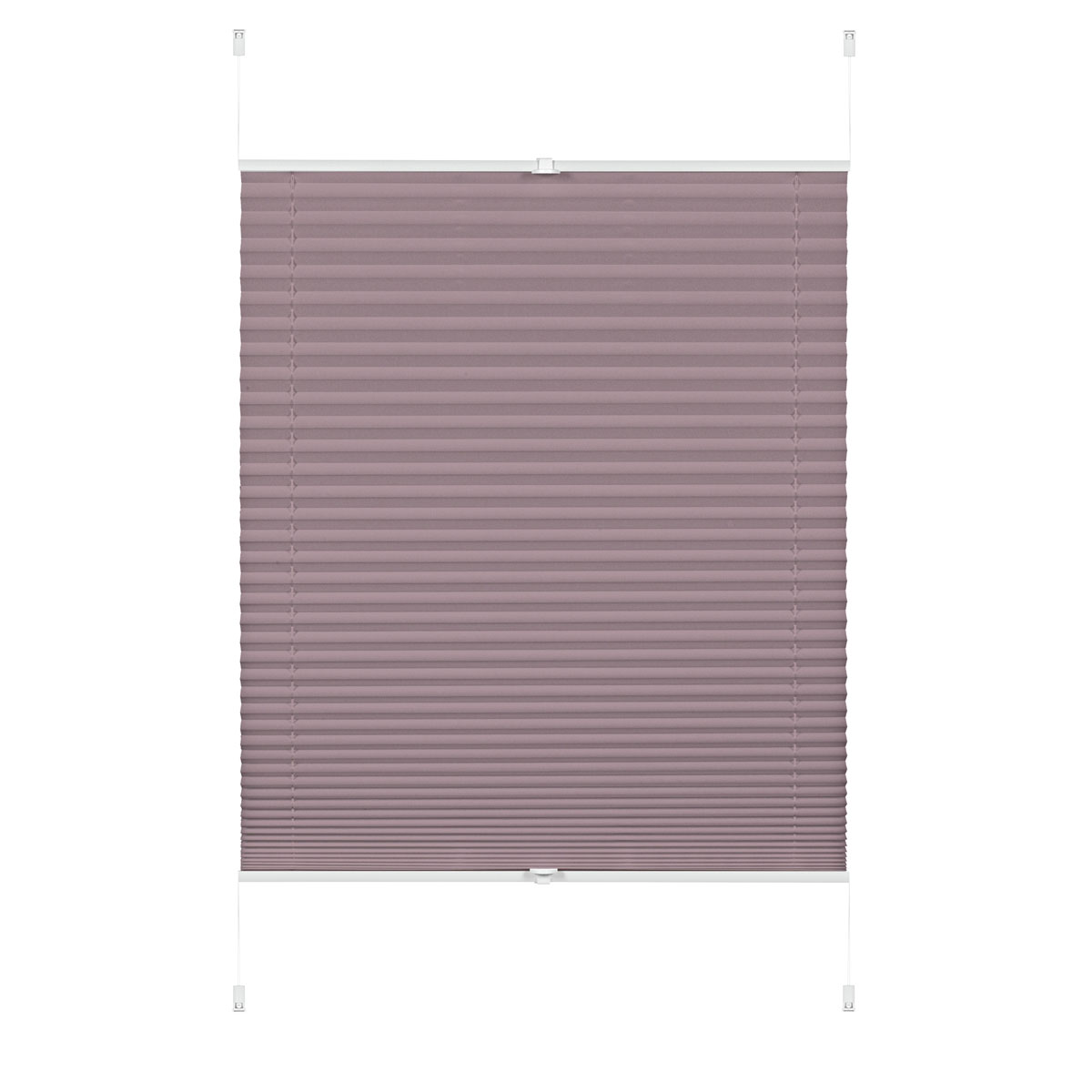 Gardinia Easyfix Plissee Greta 80 x 130 cm perlmuttrosa